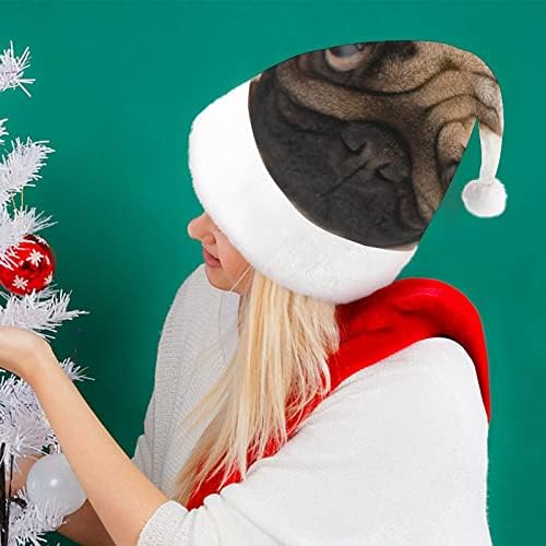 פאג ביטוי חג המולד כובע רך קטיפה סנטה כובע מצחיק כפה עבור חג המולד לשנה חדשה חגיגי מפלגה