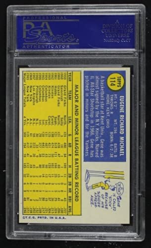 1970 Topps 114 Gene Michael New York Yankees PSA PSA 8.00 Yankees