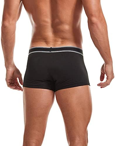 מכנסי בוקסר לגברים קצרים גבריים תחתוני אופנה גבריים כרכינים סקסים במעלה תקצירים תחתונים תחתונים מתאגרפי כותנה לתחתונים
