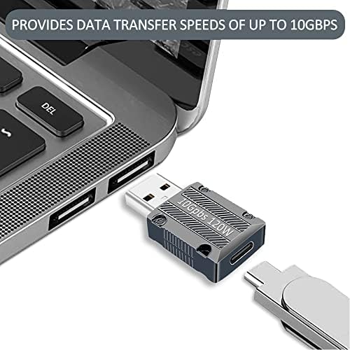 USB C ל- USB מתאם 2 PCS מהיר טעינה והעברת נתונים, תואם ל- LPHON, Samsung Galaxy, LPAD, USB Hub