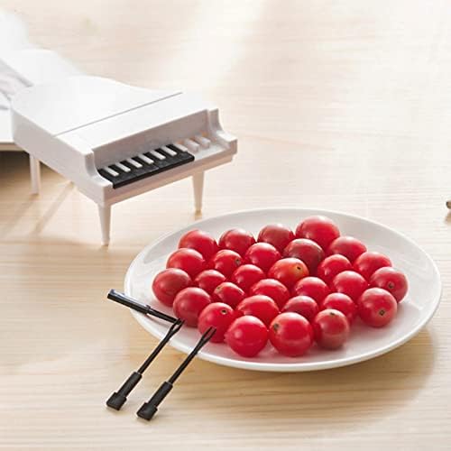 חיצוני מקום מחצלות עבור פטיו שולחן בית מזון פירות מזלג פסנתר צורת קישוט מתאבנים עוגת קינוח מזלג