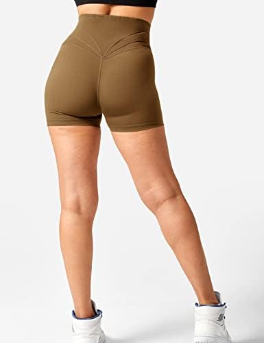 מכנסי אימון של יאוריאו גרייס לנשים להרימת התחת המותניים במותן גבוה לבקרת בטן מכנסי חדר כושר יוגה