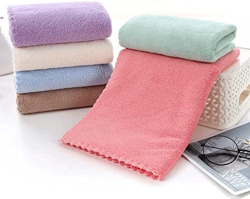 N/A מגבת מיקרופייבר כותנה למבוגרים שטיפת חדר אמבטיה כותנה כותנה ונשים מגבת נטולת מוך סופגת 6 יחידות