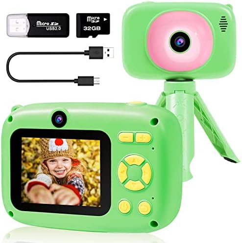 מצלמת סלפי לילדים עם כרטיס 32 ג ' יגה-בייט, 40 מגה פיקסל ו-1080 מגה פיקסל לילדים צעצועים למצלמה דיגיטלית