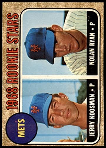 1968 Topps 177 A Mets Rookies Nolan Ryan/Jerry Kooosman New York Mets Good Mets