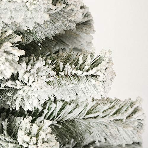 PVC נוהר עץ חג המולד המלאכותי של Snoin במתכת עמדת מתכת צירים עץ חג המולד מרגישים לאיים לעיצוב חג-6ft