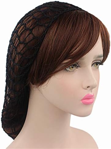 נשים רך זהורית סנוד כובע שיער נטו סרוג שיער נטו כובע לערבב צבעים