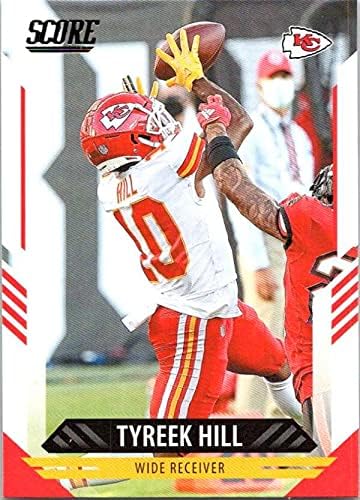 2021 ציון 2 Tyreek Hill Kansas City Chiefs NFL כרטיס מסחר בכדורגל