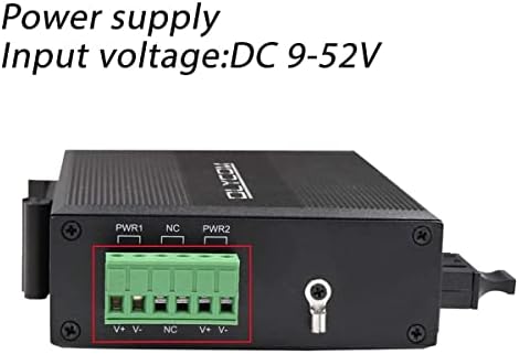4-יציאות חיצוניות Gigabit Poe+ מתג רשת סיבי DIN-Rail 4 x gigabit poe+ יציאות 2 x 1.25 גרם יציאות סיבים SFP 120W