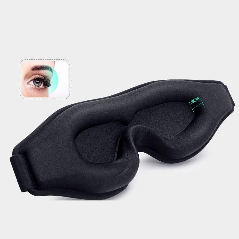 Feabcr 2 PCS 3D מסכות שינה ישנה מסכות עיניים כוסות עם ישנים צדדיות