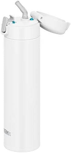 תרמוס FJM-450 WH בקבוק מים, בקבוק קש מבודד ואקום, 15.2 פלורידה, לבן, בידוד קר בלבד