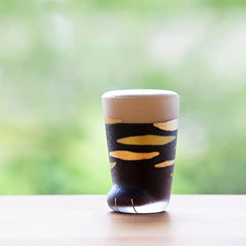 כוס כפה של חתול קיקיאיה מיוצר ביפן, טופר רגלי זהב כוס חתול חמוד לחלב קפה
