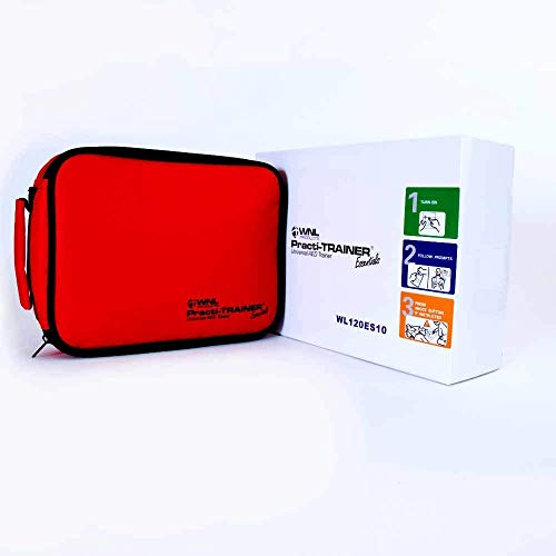מוצרי WNL WL120ES10 & WLCRDM צרור: AED Defibrillator Assibilator Assentials Essentials Base Model AED