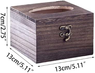 LSDJGDDE קופסת רקמות עץ כיסוי מפית מכסה מחזיק נייר בית מארז מכסה מחזיק ברקמות אמבטיה מתקן מפיות