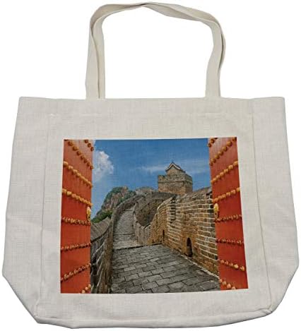 תיק קניות של אמבסון סין, מלכות תרבות תרבותית אדריכלות ארוכת המשי של תמונת מגדל משי, תיק לשימוש