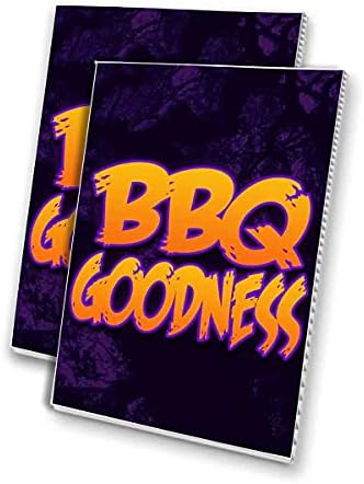 BBQ Goodness 4 ממ לוח פלסטיק גלי, גרפיקה מיושמת על צד אחד