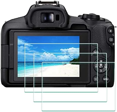 מגן מסך ULBTER עבור Canon EOS R50 EOSR50 מצלמה 9H מזכוכית מזג קצה עד קצה הגנה, אנטי-אצבע אנטי-אצבע אנטי-אצבע