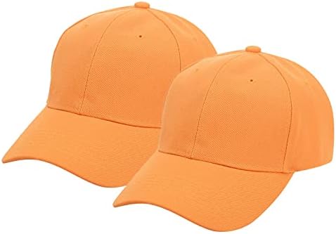 2 חבילות גברים כובעי נשים כובעי בייסבול רגילים לא מובנים וינטג