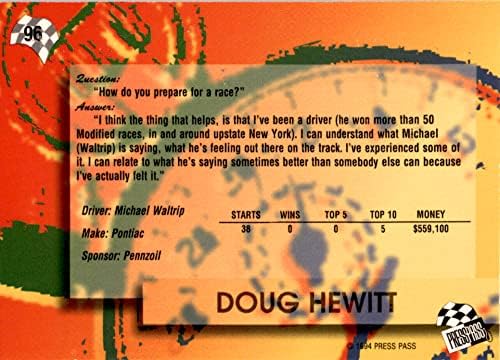 1994 Press Pass 96 Doug Hewitt NM-MT
