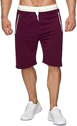 מכנסי מטען של ymosrh קצרים קלאסיים קלאסיים מתאימים מכנסיים קצרים בקיץ עם מותניים אלסטיים וכיסים קצרים