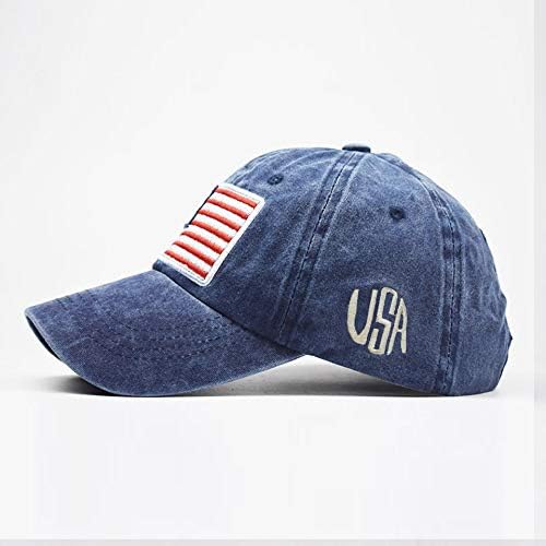 כובע בייסבול של נשים גברים אמריקאיות דגל אמריקאי כובעי שמש גרפיים כובעי ספורט ספורט מתכווננים כובע קיץ נושם
