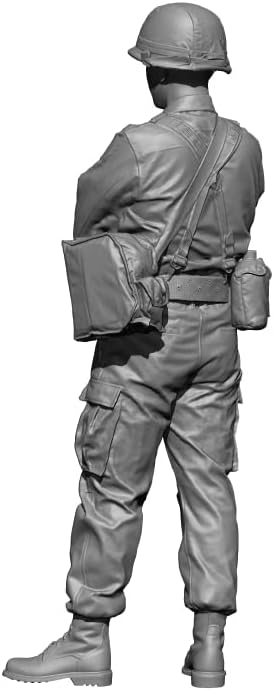 ח3 דגם ח16028 1/16 הנוכחי קוריאני צבא , חיל רגלים, אור בגדי קצין, 1990 שרף ערכת