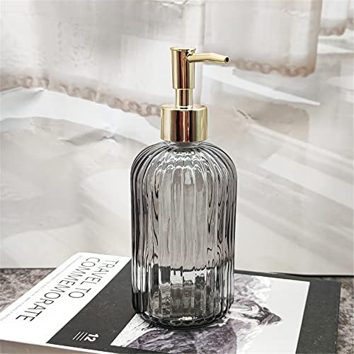 400 מל מתקן סבון זכוכית חדר אמבטיה שטיפת שיער מרכך שמפו בקבוק מתקן מטבח נורדי
