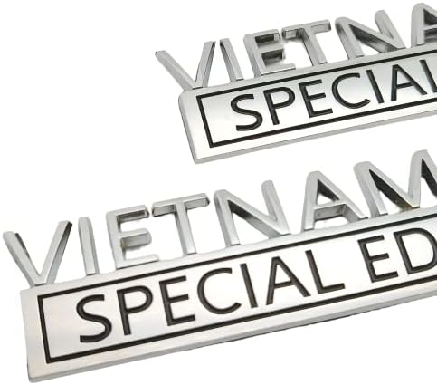 וייטנאם וטרינר המהדורה המיוחדת סמל מדבקות מכוניות, חייל לוחם וייטנאם חומר מתכת תלת מימדי 3 מ 'מדבקה,