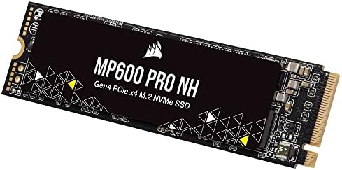 Corsair MP600 Pro NH 1TB PCIE GEN4 X4 NVME M.2 SSD - צפיפות גבוהה TLC NAND - M.2 2280 - תואם DirectStorage -