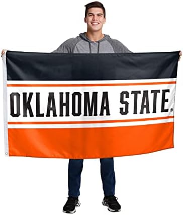 פוקו NCAA יוניסקס-מבוגר דו צדדי כפול 3 'x 5' לוגו דגל אופקי