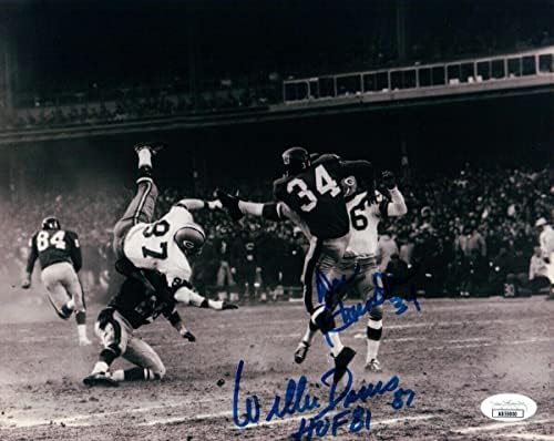 ווילי דייוויס דון צ'נדלר חתום על חתימה 8x10 Photo Packers JSA AB55000 - תמונות NFL עם חתימה
