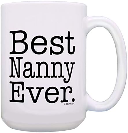 זה ללבוש אמא של יום מתנה עבור סבתא הטוב ביותר נני אי פעם מתנה קפה ספל תה כוס לבן