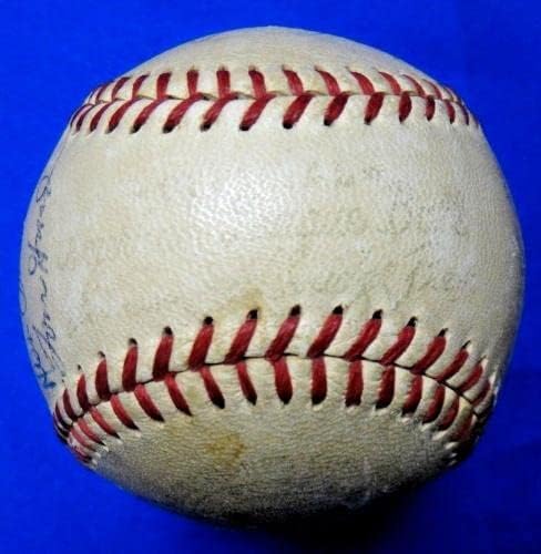 1956 קבוצת בוסטון רד סוקס חתמה על בייסבול טד וויליאמס 25 חתימות - בייסבול חתימה