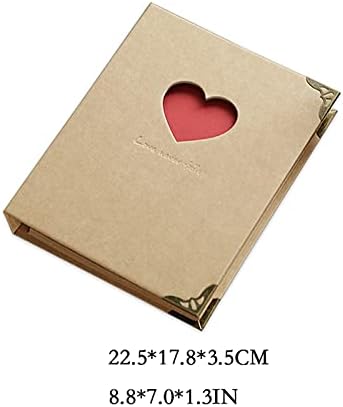 Xiaosaku אלבום תמונות אלבום רטרו רטרו DIY נייר מלאכה ספר תמונות הדבק אלבום רשומות יום נישואין, סיום
