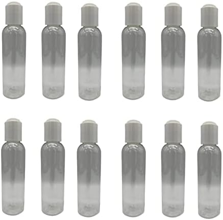 4 גרם בקבוקי פלסטיק COSMO CLAST -12 חבילה לבקבוק ריק ניתן למילוי מחדש - BPA בחינם - שמנים אתרים - ארומתרפיה