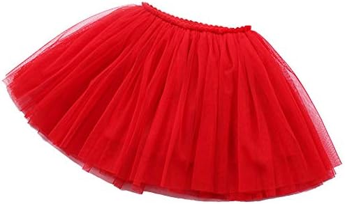 בואנוס נינוס ילדה 3 שכבות טול להתחפש טוטו נסיכת בלט ריקוד מסיבת חצאית עם בטנה עבור 2-9 ט