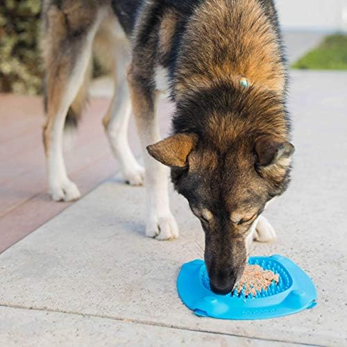 אקוופאו פרו כלי רחצה לכלבים וטרייטר איטי משולבת-ליקוק שטיחים לקיר או לרצפה לטיפוח חיות מחמד ללא חרדה-המרסס