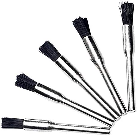 שוחקים ליטוש כלים 5 יחידות עט-סגנון ניילון חוט מברשת בר מברשת מרוט גלגלי ליטוש מרוט עבור רוטרי כלים