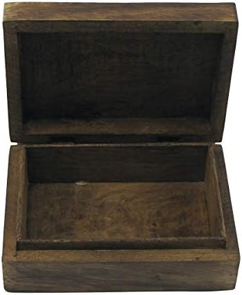 אוצר גורוס צ'אקרה עץ עץ חיים זיכרון מזכרת קופסת תכשיטים דקורטיביים כרטיס אחסון רייקי