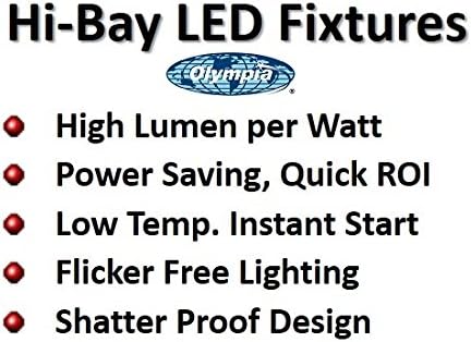 מנורת LED של 150 וואט-מפרץ גבוה 5500K E39-30 ° קרן זווית-החלפה עבור 800W HID