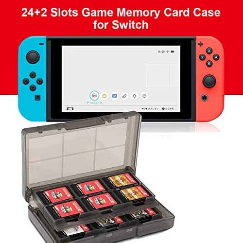 מארז כרטיס משחק RSMCEKO עבור Nintendo Switch & Switch Card Game Card או כרטיסי זיכרון של מיקרו
