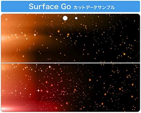 כיסוי מדבקות Igsticker עבור Microsoft Surface Go/Go 2 עורות מדבקת גוף מגן דק במיוחד 002140 כתום שטח