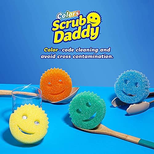 Scrub Daddy - שריטה חינם ספוג צבע עם Flex Texture 12 סהכ