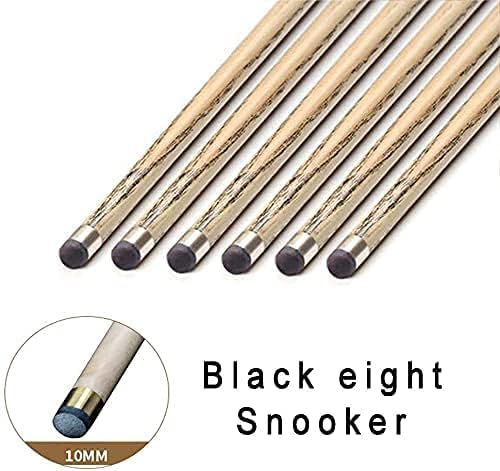 בריכת Haieshop Cue Come Stick Stick Billiard Stick Produce מעץ אפר 3/4 בריכה משמש לשחור שמונה/סנוקר/145 סמ/57in/10