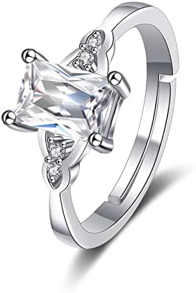 2023 טבעות חתונה מדהימות חדשות תכשיטים טבעות לבנות סגסוגת טבעת יפה משובחת ריינסטון טבעת נשית פופולרית טבעת מעודנת