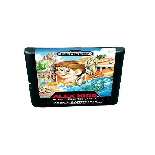 ADITI ALEX KIDD - מחסנית משחקי MD של 16 סיביות עבור קונסולת Megadrive Genesis