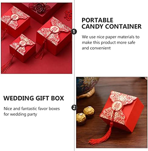 גאלפדה תינוקות עיצוב חג מולד דברים חתונה סינית קופסת קנדי ​​קנדי ​​פינוק קופסאות עם סרטים קופסאות נייר קופסא