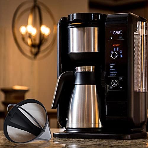 החלפת פילטר קפה לשימוש חוזר תואם למבשלת קפה נינג'ה CFP201 CFP301 CP307 CF021 10-12 סמק מכונת קפה,