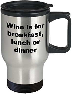 ספל נסיעות יין - יין מיועד לארוחת בוקר, צהריים או ארוחת ערב