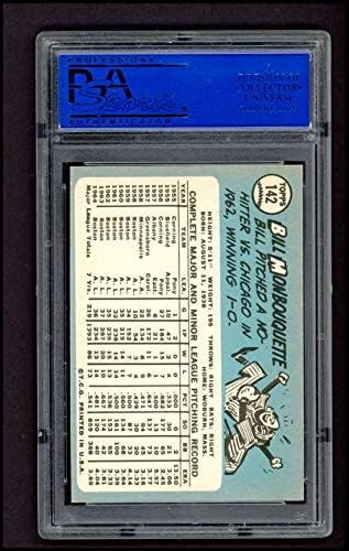 1965 Topps 142 ביל מונבוקט בוסטון רד סוקס PSA PSA 8.00 Red Sox
